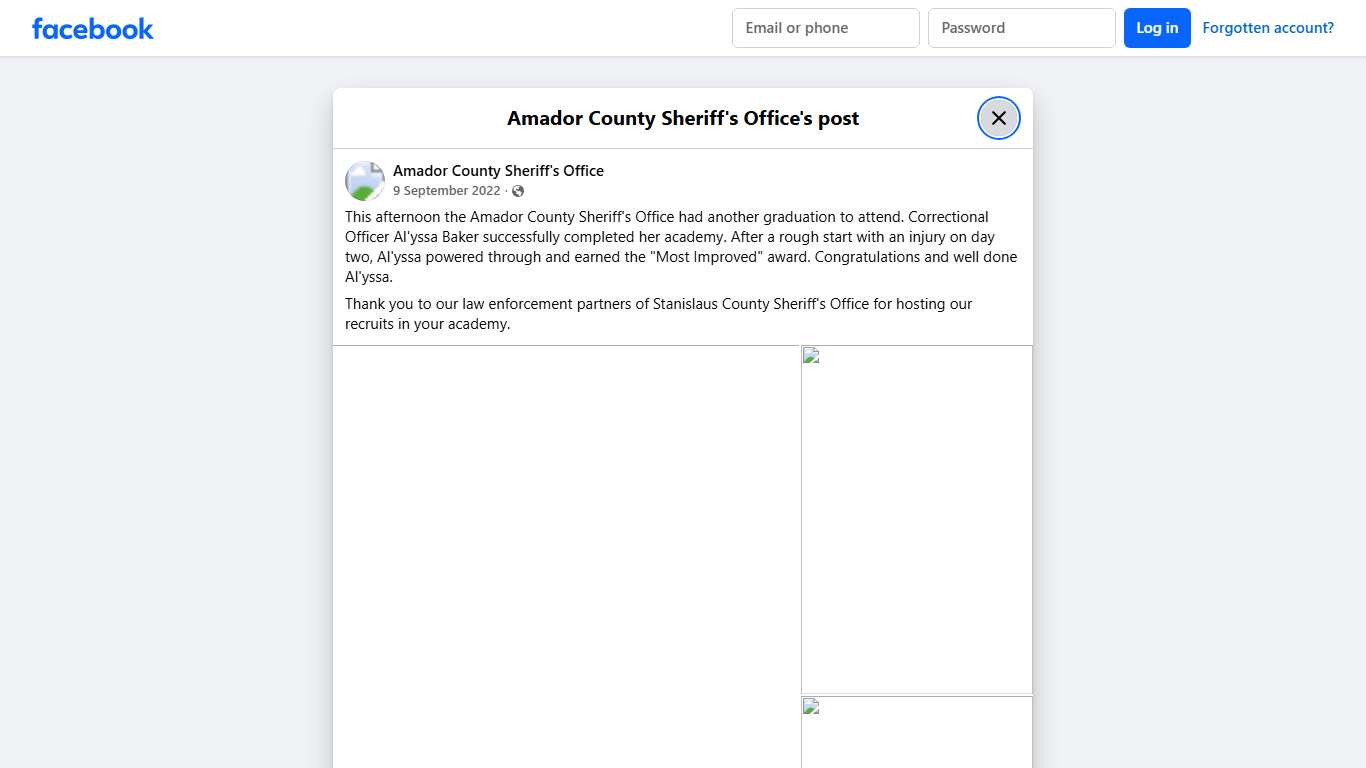 This afternoon the Amador... - Amador County Sheriff's Office | Facebook